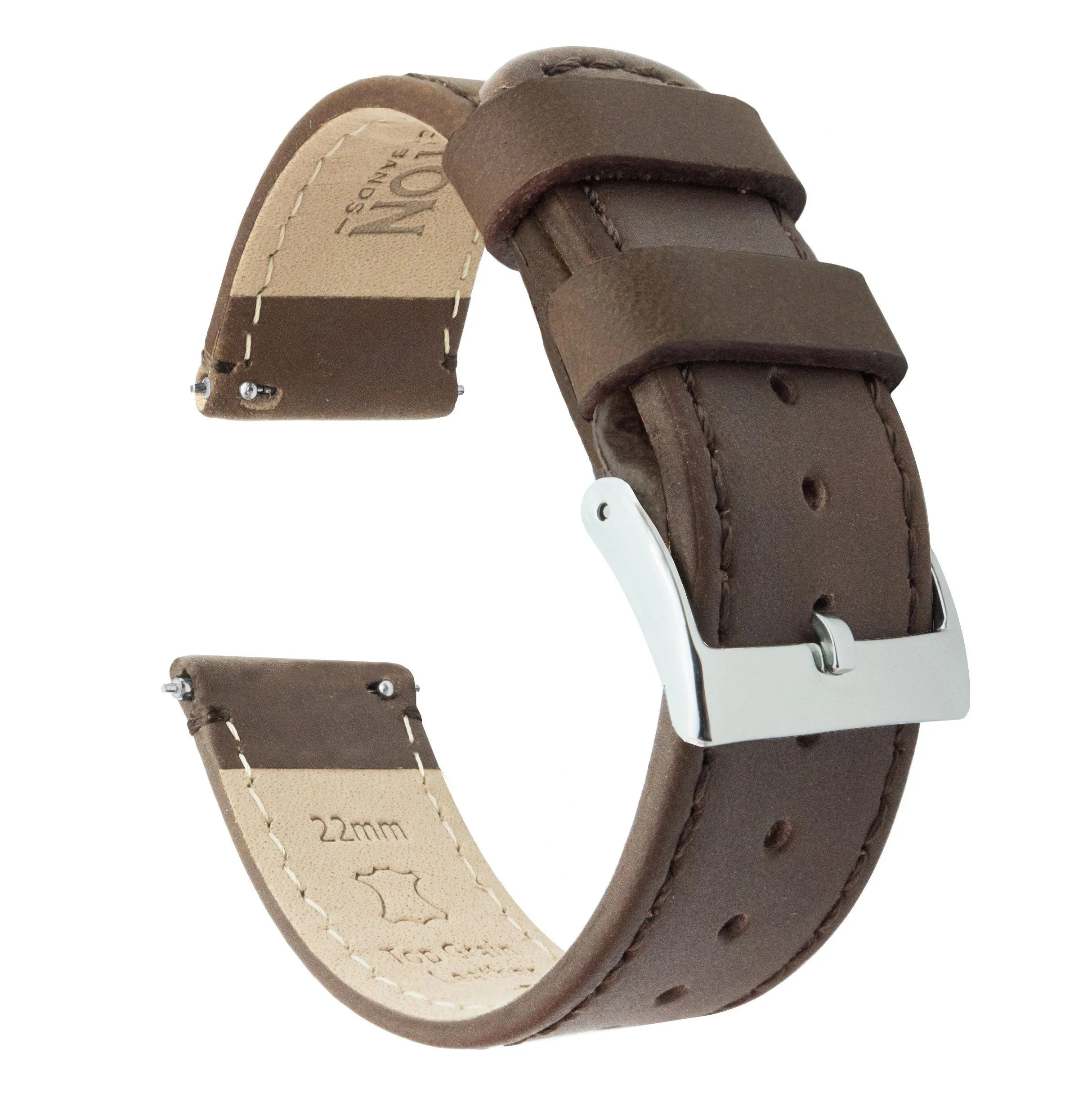 Gear Sport Saddle Leather Stitching Watch Band