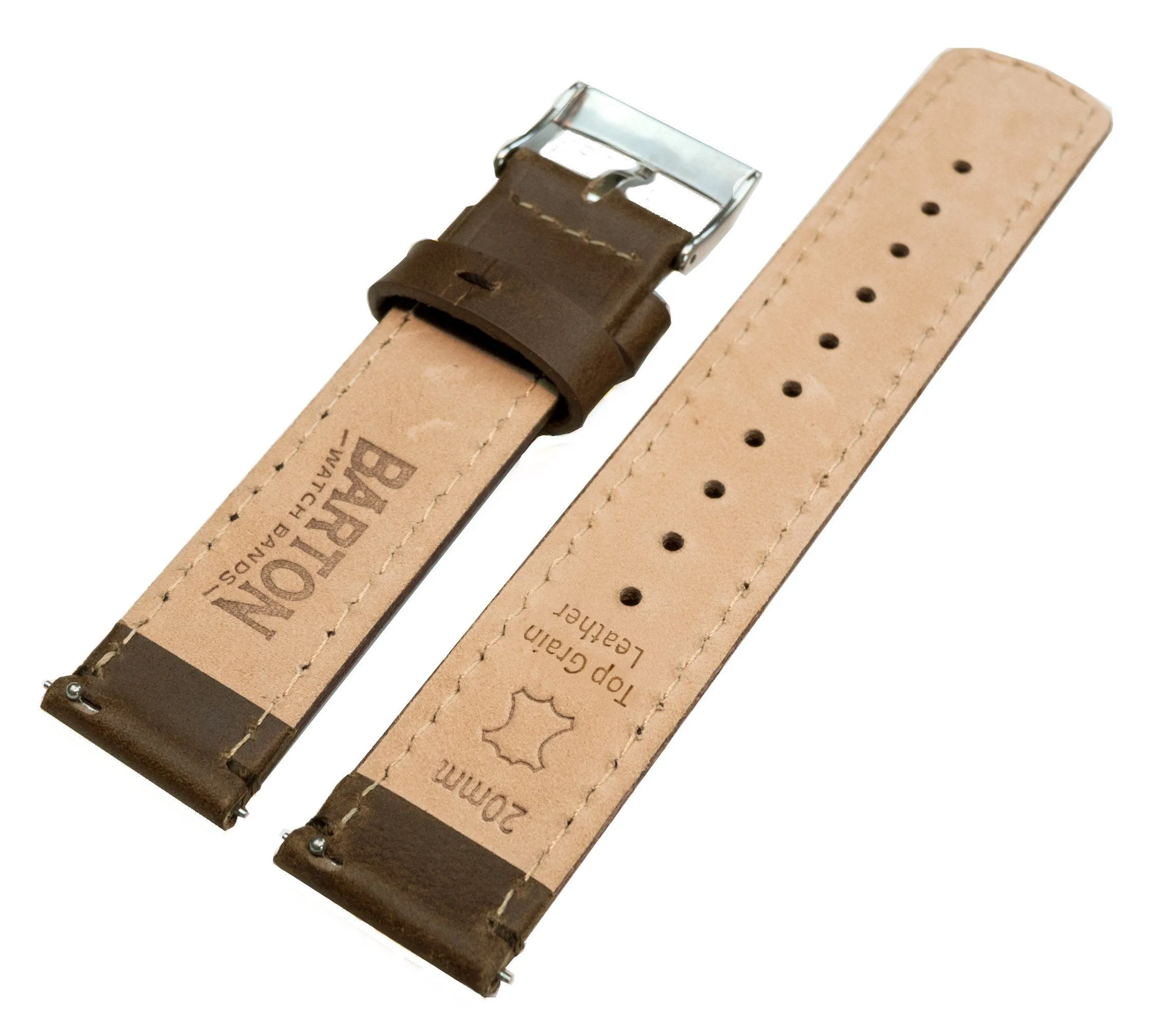 Gear Sport Saddle Leather Stitching Watch Band