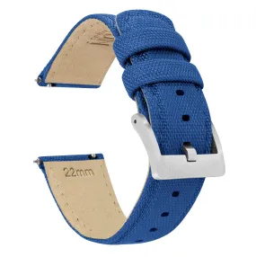 Gear Sport Sailcloth Quick Release Royal Blue Watch Band