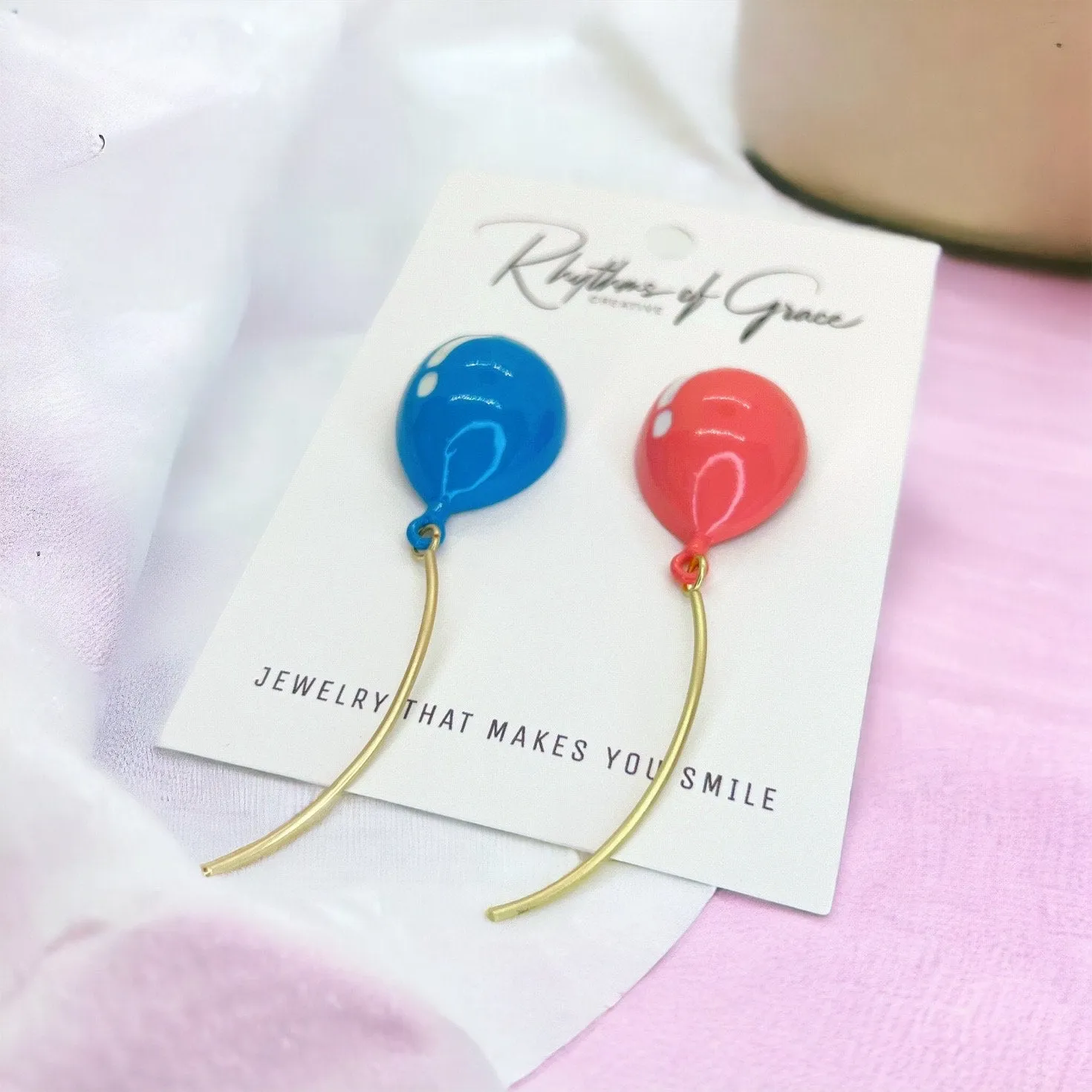 Gender Reveal Earrings - Baby Shower, New Mom, Mother’s Day, Mom Earrings, Momma Earrings, Mama Earrings, Team Pink, Team Blue, Pink or Blue