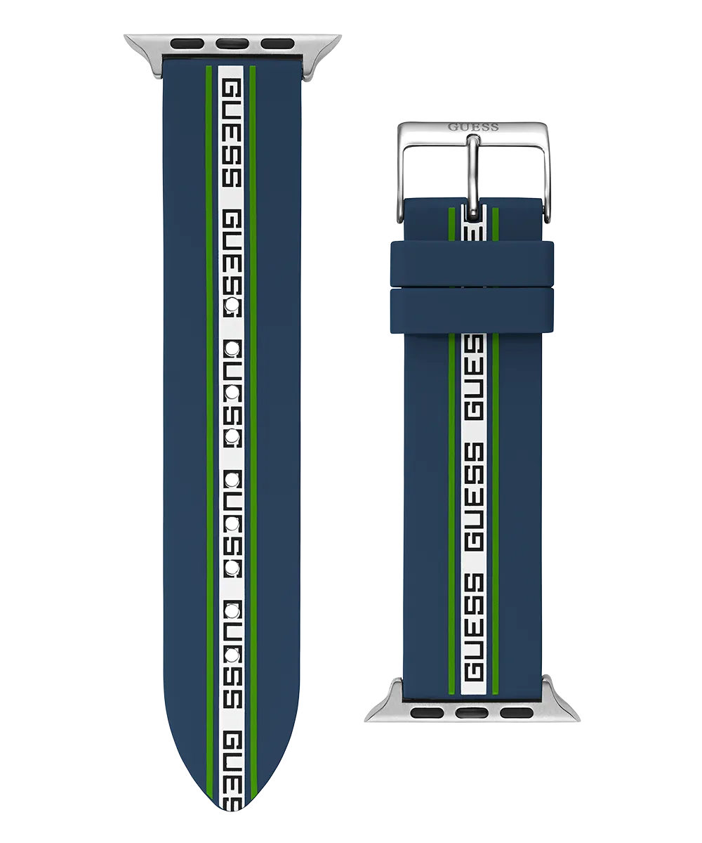 GUESS Logo Silicone Band for Apple 42-44 mm Watch