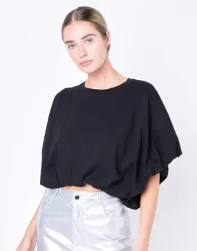 High-Low Cropped T-Shirt