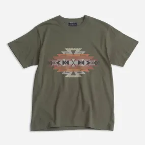 HIGHLAND PEAK TEE - MILITARY GREEN