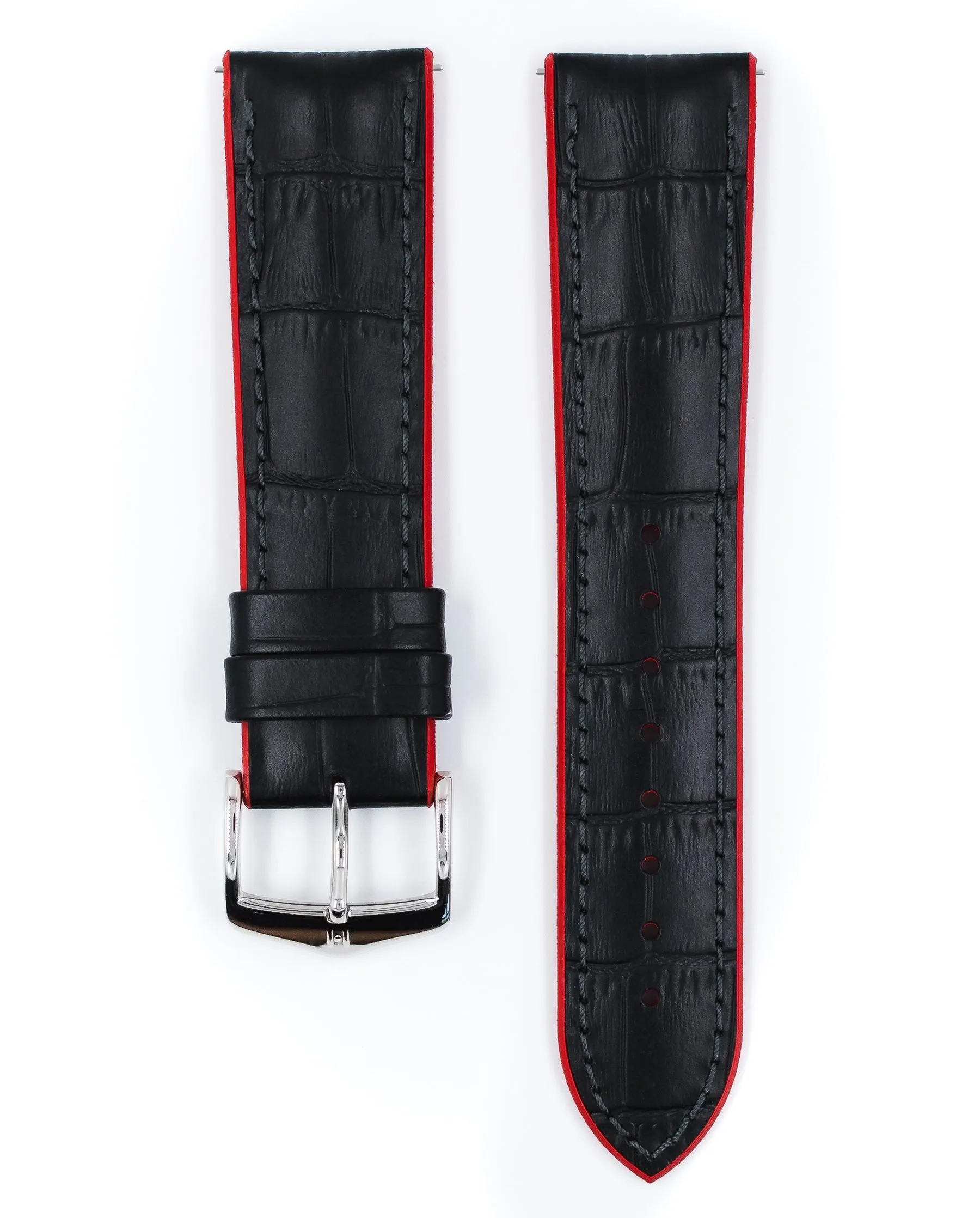 HIRSCH ANDY Performance Alligator Embossed Calfskin Watch Band  092 20 28