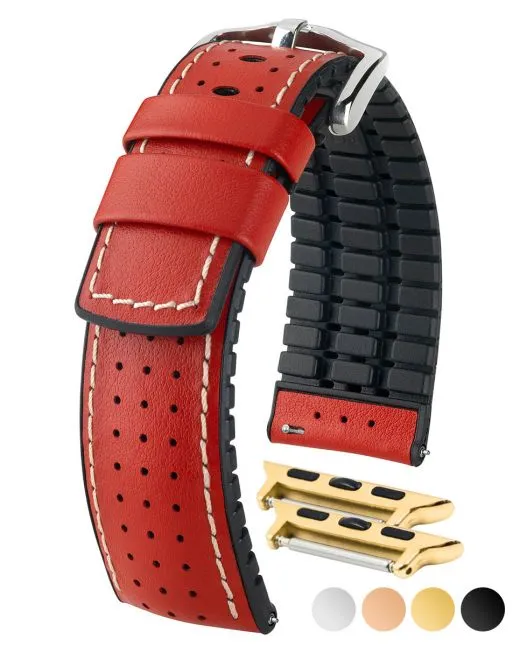 HIRSCH TIGER Performance Calfskin Watch Band  091 50 75