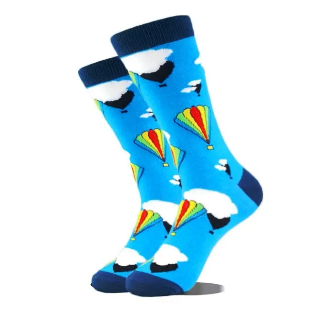 Hot Air Balloon Socks from Sock Panda (Adult Medium)