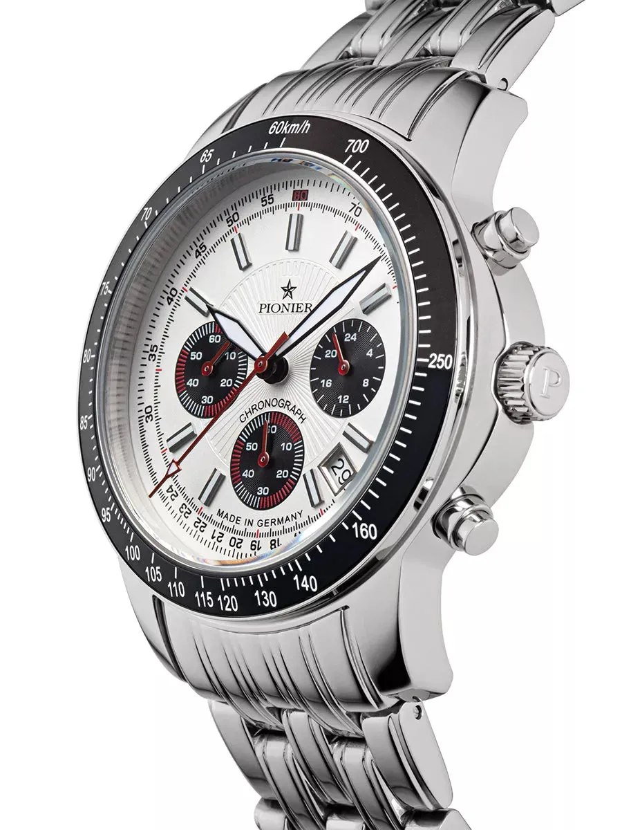 Made in Germany Chronograph - Tirona Pionier - GM-550-7 | Silver |