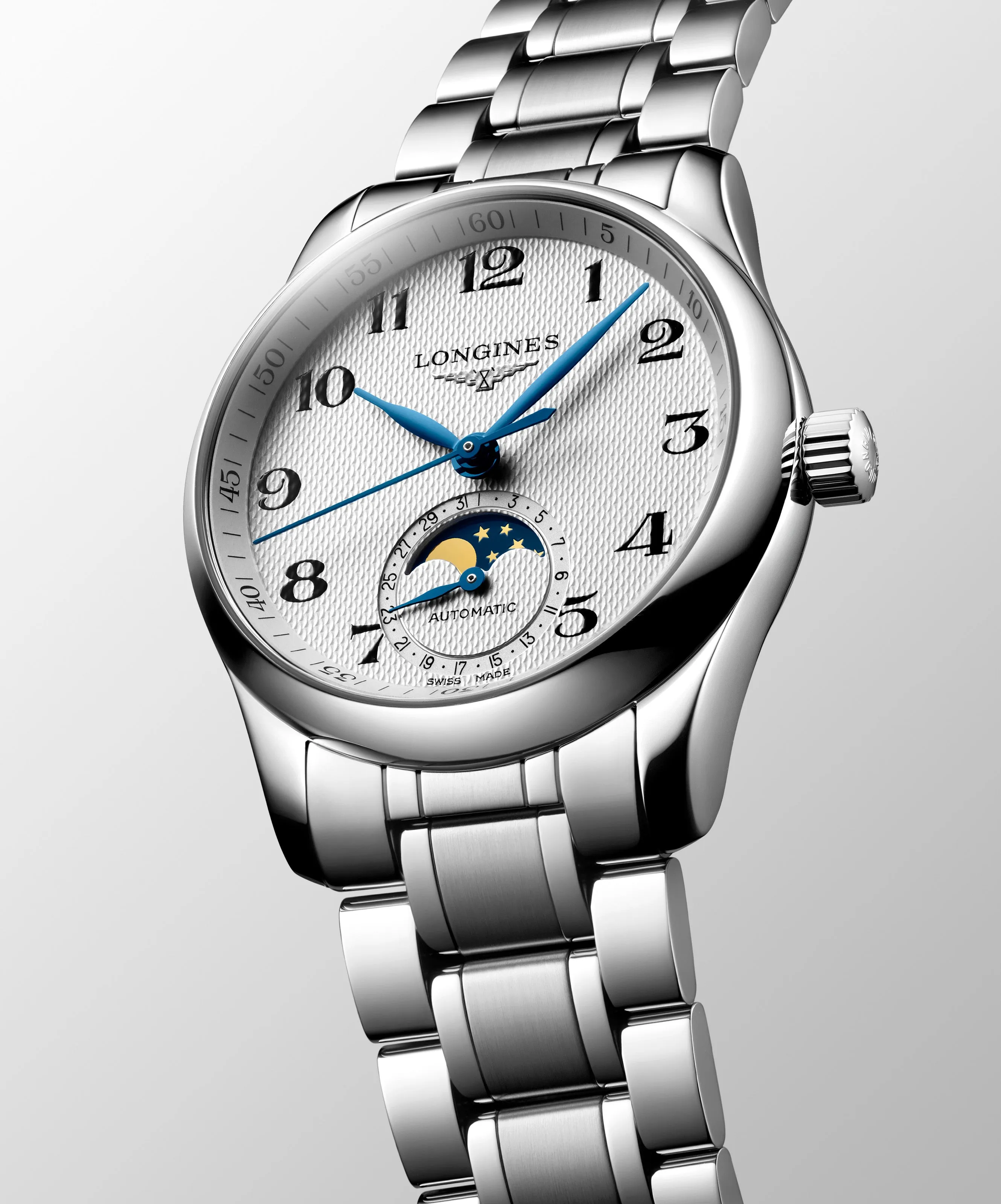 Master Collection Stainless Steel Moon Phase 34mm