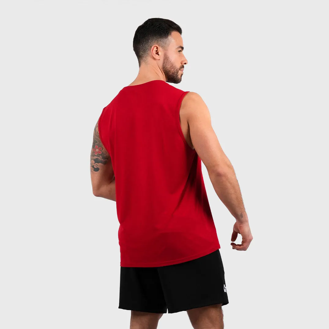 Northern Spirit - CrossFit® Rider Men Regular Fit Tank - CARMINE