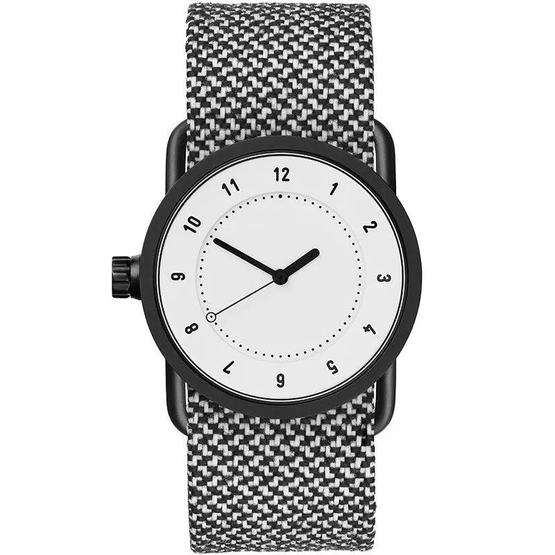 TID No.1 White Dial / Navy Leather Strap / Black Buckle