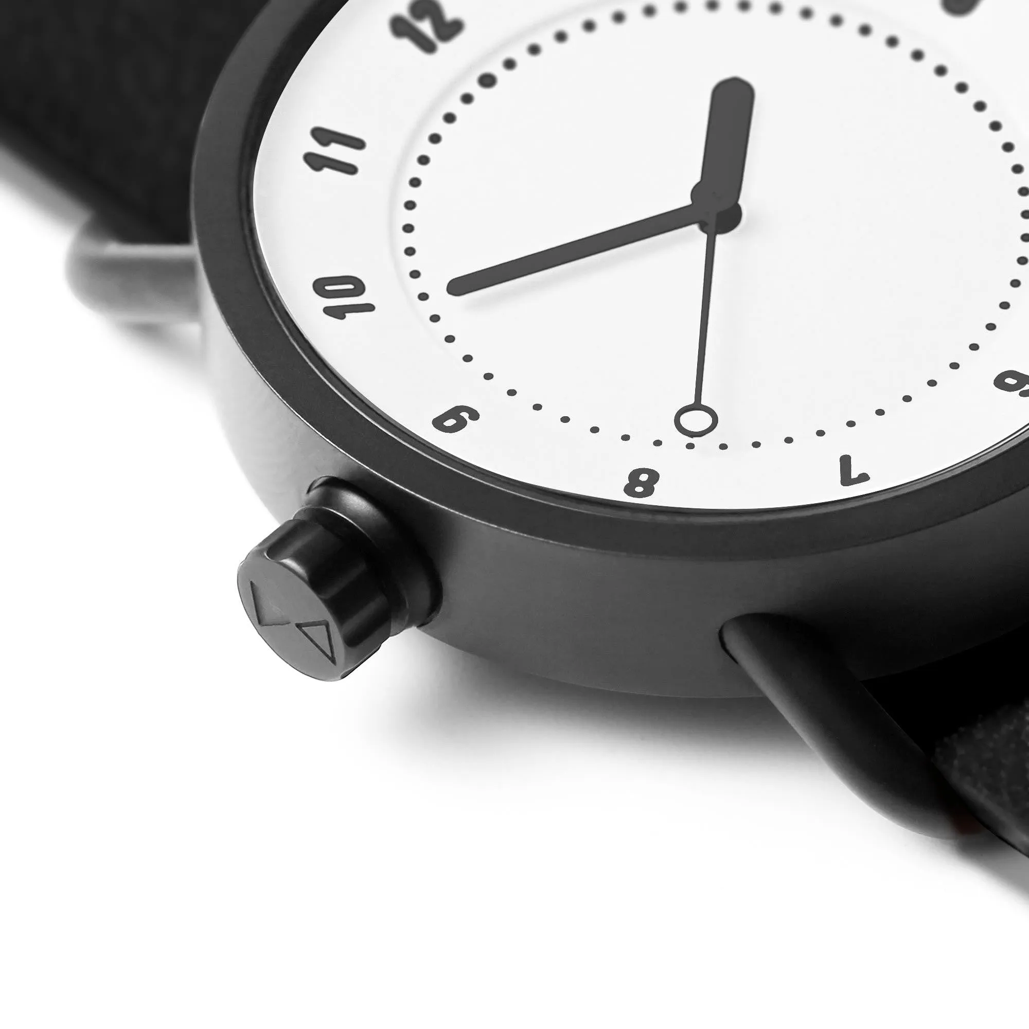 TID No.1 White Dial / Navy Leather Strap / Black Buckle