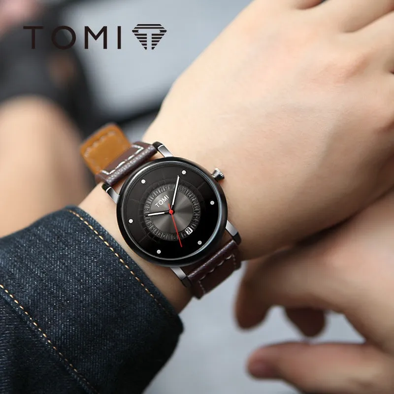 TOMI T-033 Men's Wrist Watch Date Quartz