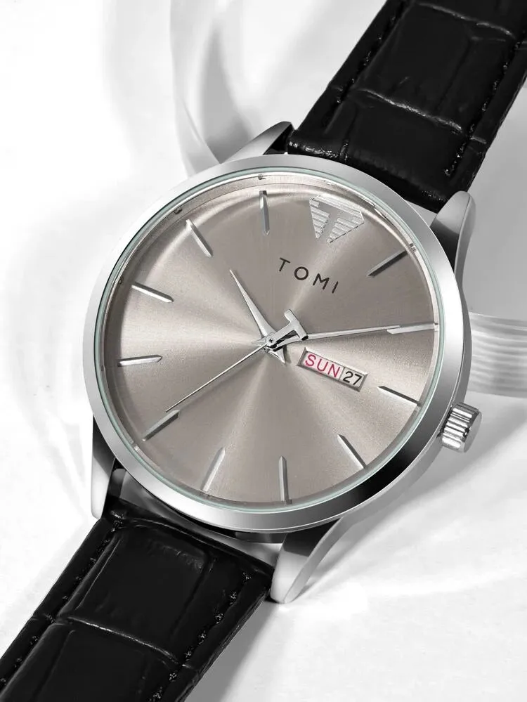 TOMI T-045 Day Date Quartz Wrist Watch For Men