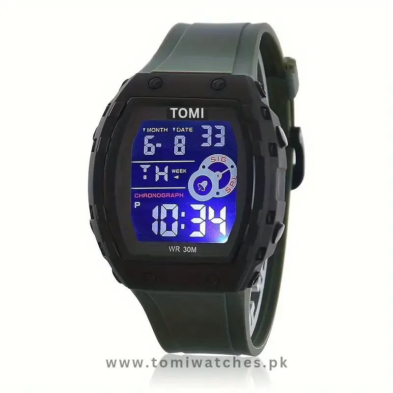 TOMI T-209 Sports Watch Digital Display Multi Functional