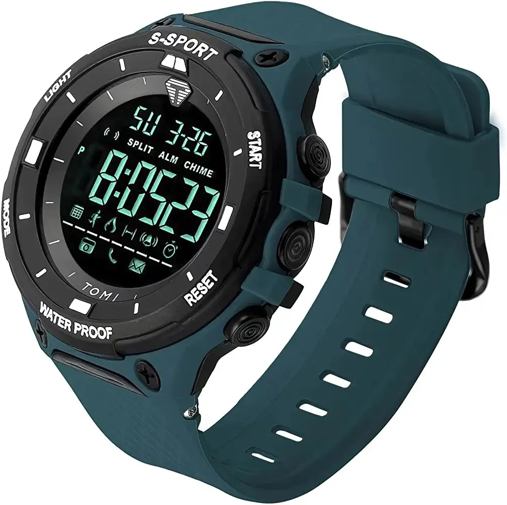 TOMI T-214 Digital Sports Watch For Men's