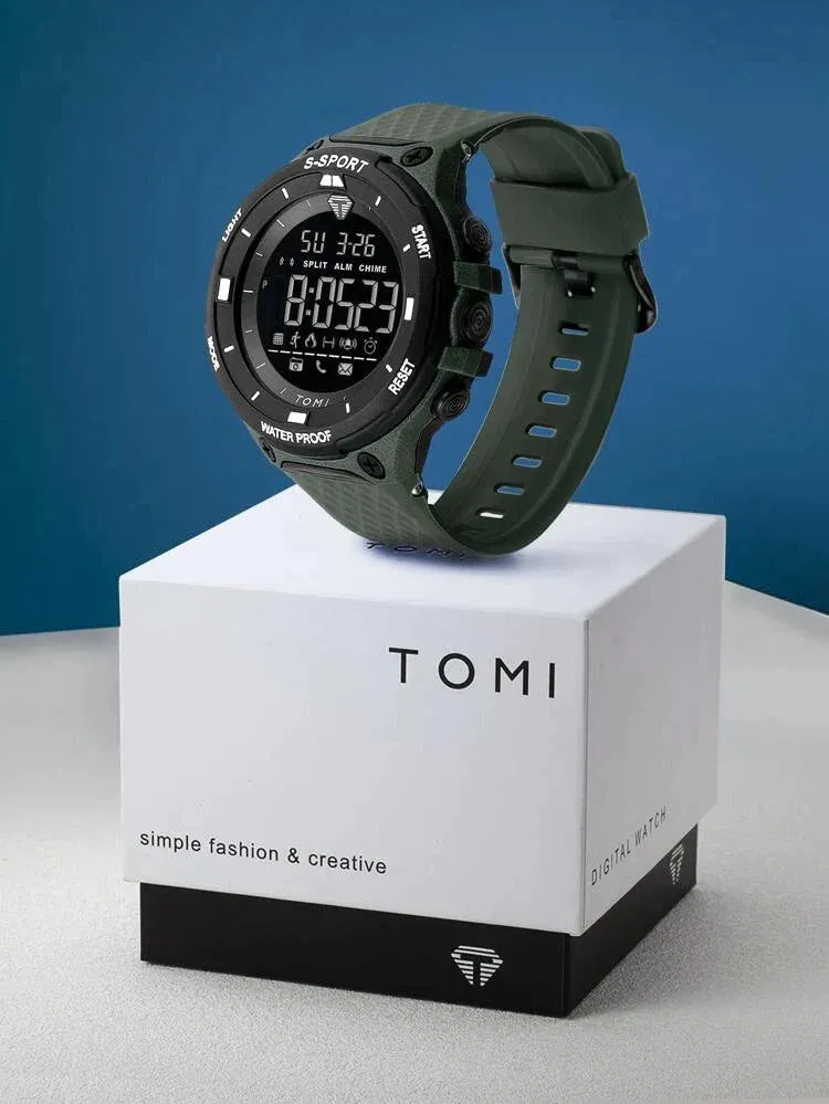 TOMI T-214 Digital Sports Watch For Men's