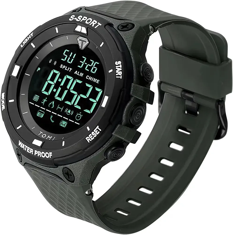 TOMI T-214 Digital Sports Watch For Men's