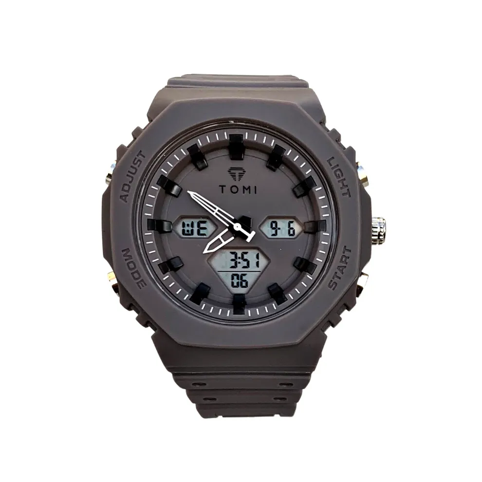 TOMI T-217 Dual Time Sports Watch