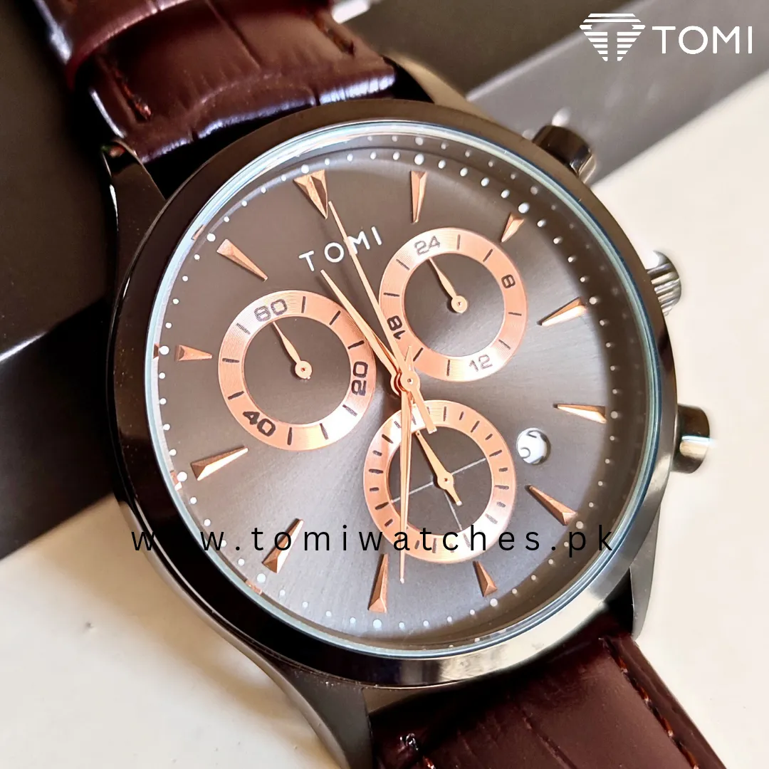 TOMI T-602 Chronograph Premium Luxury Business Men's Watch