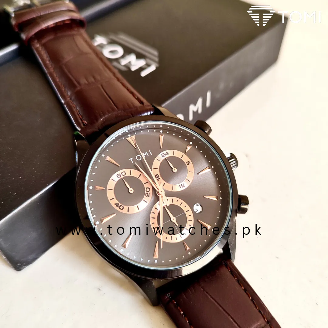 TOMI T-602 Chronograph Premium Luxury Business Men's Watch