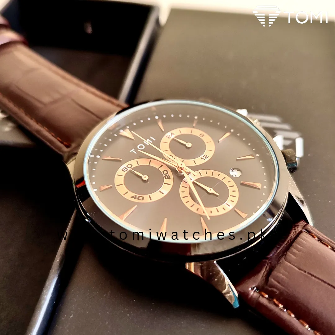 TOMI T-602 Chronograph Premium Luxury Business Men's Watch