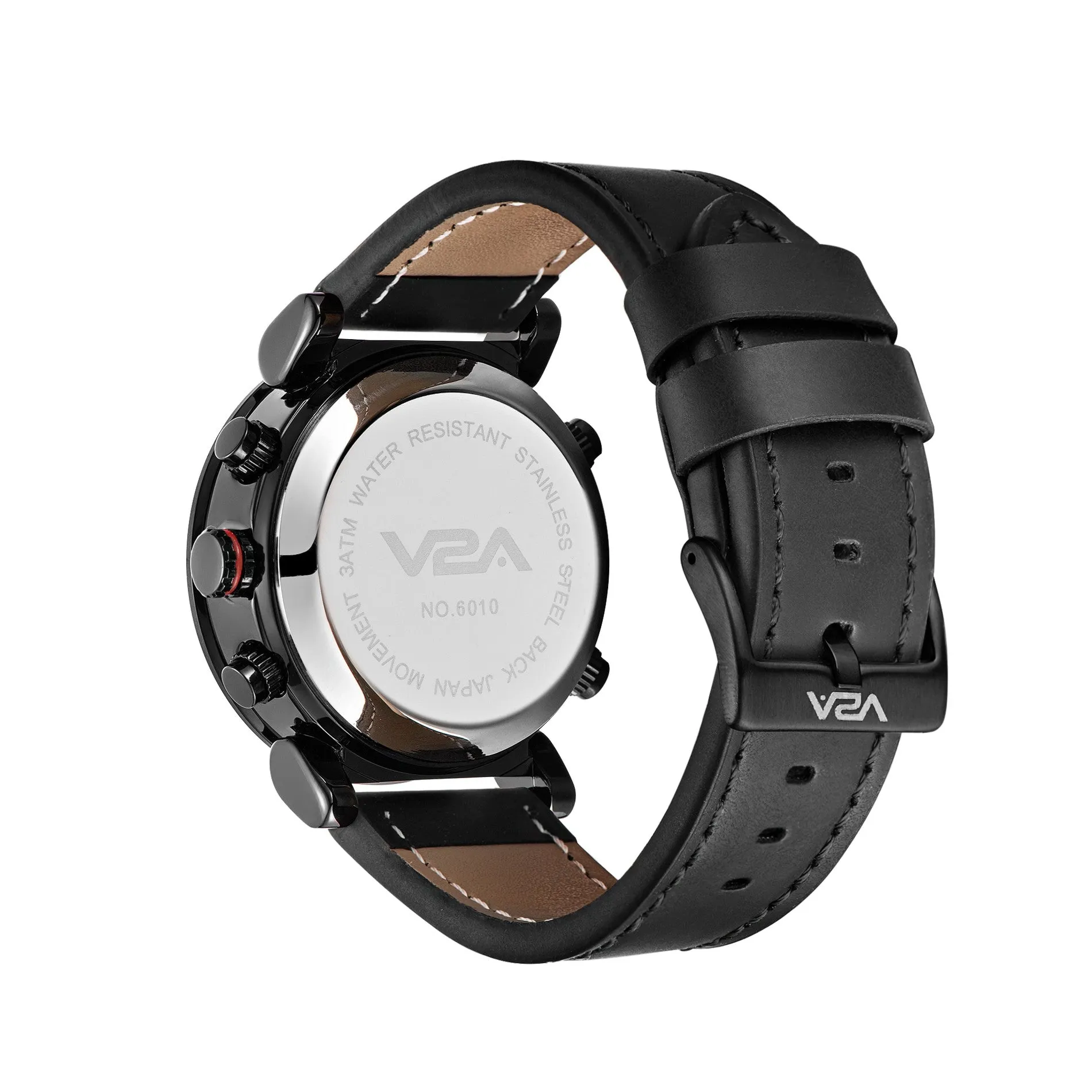 V2A Alloy Case and Genuine Leather Band Analog Digital Fashion Watch for Men Latest Men’s Watch | Gifts for Men | Gift for Brother | Gift for Husband | Birthday Gifts