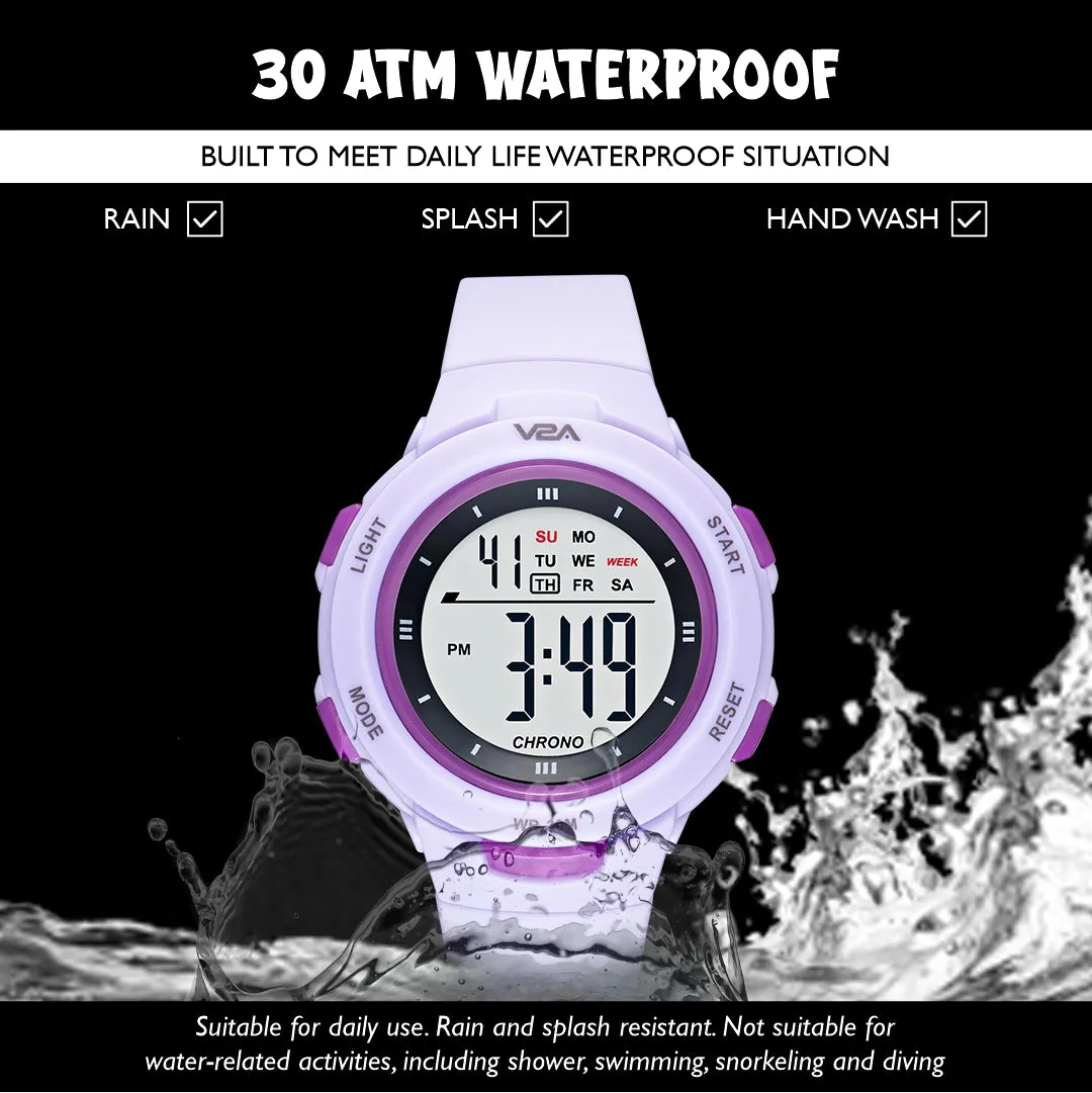 V2A Digital Watch Kids Watch Unisex-Child Between 4 to 13 Years of Age Multi-Functional 30 M Waterproof Digital Sports Watches for Kids | Digital Watch for Kids