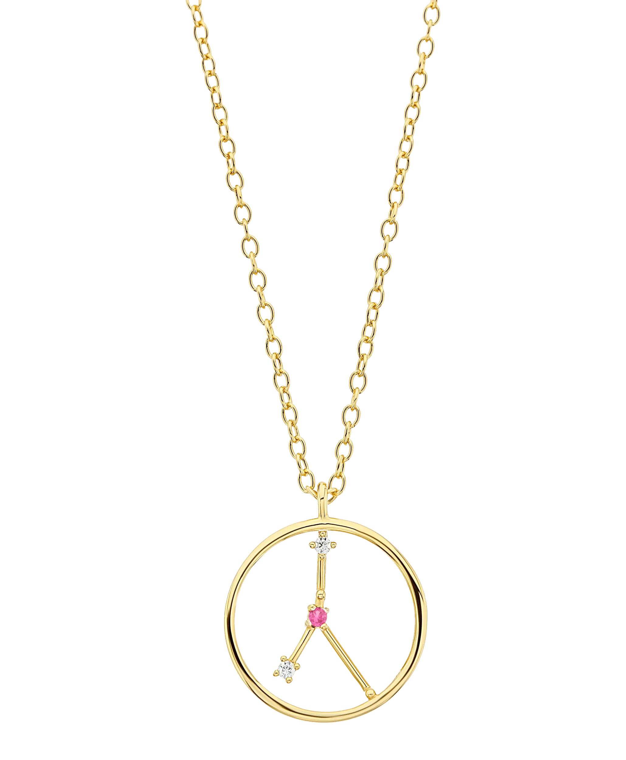 Zodiac Necklace Cancer 18ct Gold Plated